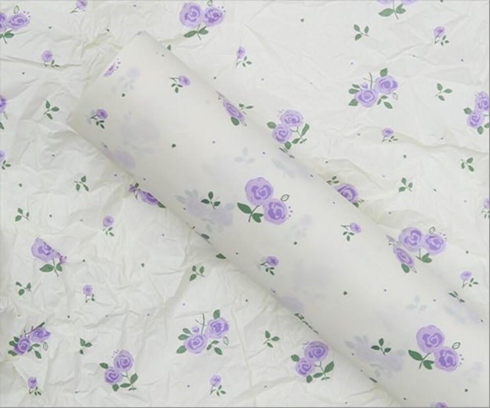 Бумага тишью "Розы", 50х70 см, 38 г/м2, набор (20 шт)